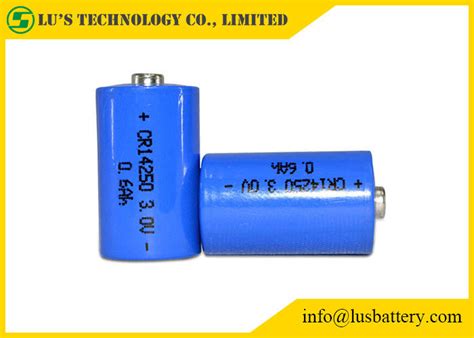 CR14250 Lithium Manganese Dioxide Battery 650mah 3 0v GPS Tracking