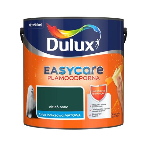 Farba Dulux Easycare Zieleń Boho 2 5 l Farby ścienne kolorowe w