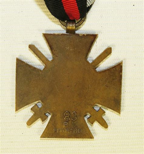 Commemorative cross for WW1 for combatant Ehrenkreuz für Frontkämpfer