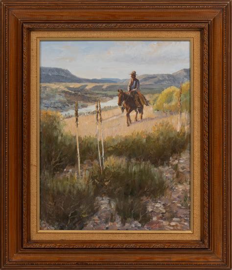 Gary Artzt Cowboy In West Texas Mutualart