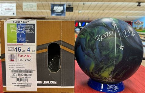 15 Lb STORM SUPER NOVA BOWLING BALL UNDRILLED NIB RARE GEM 2 3