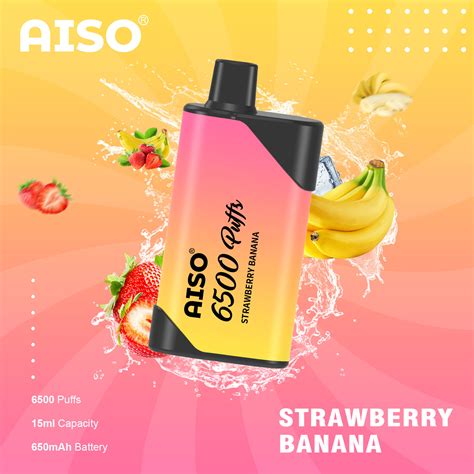 2024 Aiso Box 6500 Puffs Disposable Vape Device With 650mAh Battery And