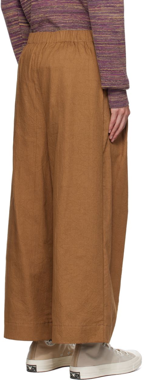 Naked Famous Denim SSENSE Exclusive Brown Trousers Naked And Famous Denim