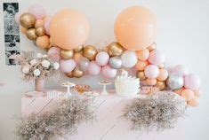 10 Shades Of Nude Birthday Theme Ideas Balloons Balloon Garland Balloon Decorations