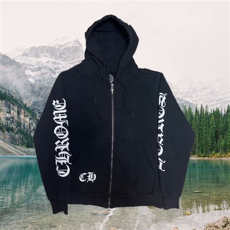 크롬하츠 fuck you 프린팅 집업 후디 후루츠패밀리