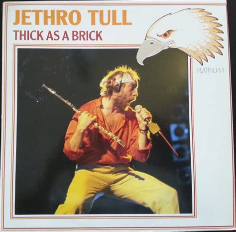Thick As A Brick Jethro - Jethro Tull – Thick As A Brick (1985, Vinyl) - Discogs
