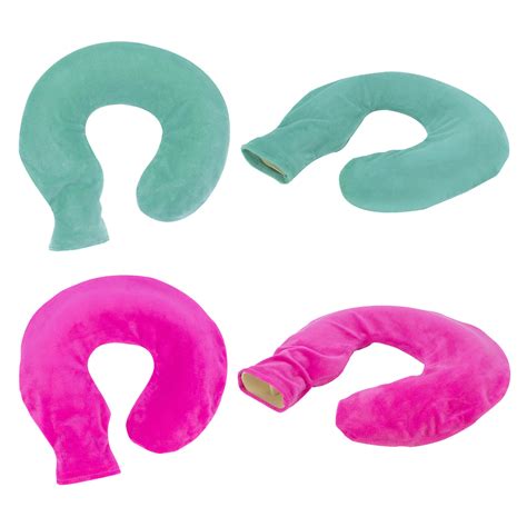 Neck And Shoulder Warmer Stress Pain Reliever Hot Water Bottle Warm Cover Fleece Ebay