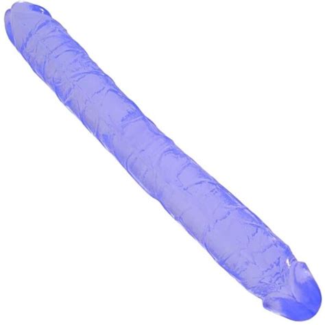 Dildo Consolador Pene Doble Cabeza Hombre Mujer Cm Color Variante Violeta Atrix