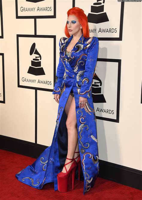 Lady Gaga Grammy Awards Beautiful Posing Hot Awards Celebrity Babe Famous And Uncensored
