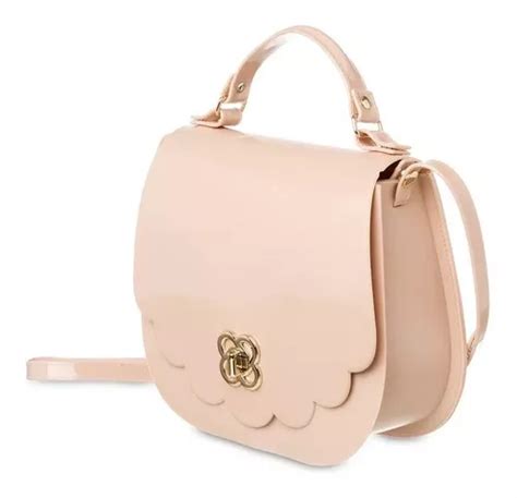 Bolsa Saddle Bag Ombro Petite Jolie Pj Nude Preta Rosa Parcelamento Sem Juros