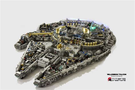 Custom 10K Piece Mini Figure Scaled LEGO Millenium Falcon