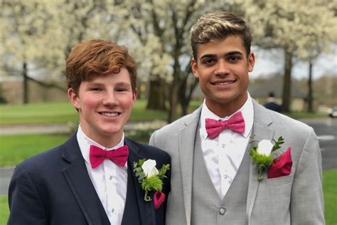 Gay High School Football Player Swimmer Boyfriend Go To Prom As Couple Outsports