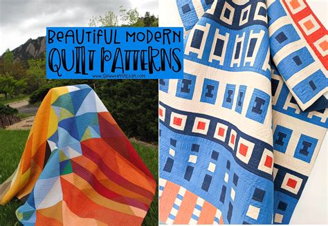 10 Beautiful Modern Quilt Patterns Sew What Alicia