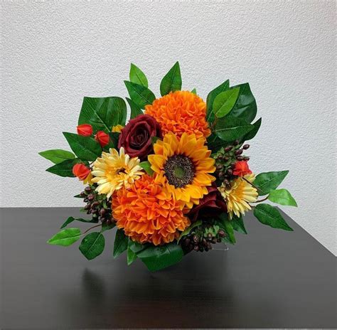 Kunstbloemen Boeket Zijden Bloemen Biedermeier Klassiek Boeket