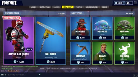 Fortnite Skin In Shop