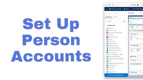 How To Set Up Person Accounts In Salesforce Lightning Youtube