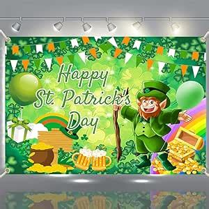 Amazon Large Happy St Patrick S Day Backdrop X Inch Saint