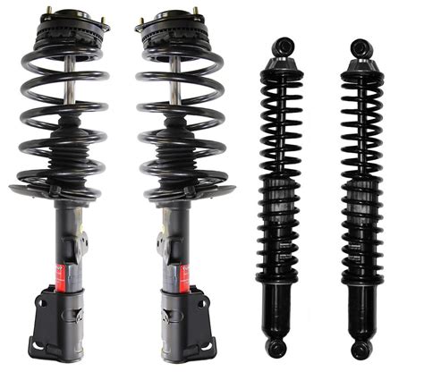 Suspension Strut And Shock Absorber Assembly Kit Front And Rear Quick Strut Monroe Np