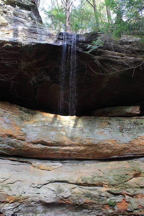 Old Man's Cave Waterfall 5 Photograph by Rick Weiberg - Fine Art America