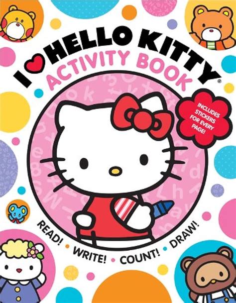 I Heart Hello Kitty Activity Book Read Write Count And Draw With