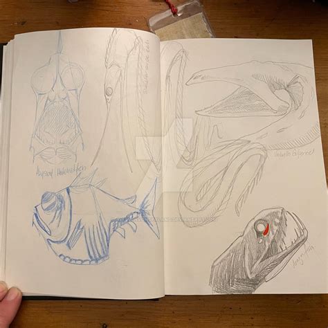 Rad Sketchbook - Abyssal Fish by AllisonvonDerland on DeviantArt