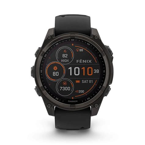 garmin fenix  solar mm black pebble gray silicon
