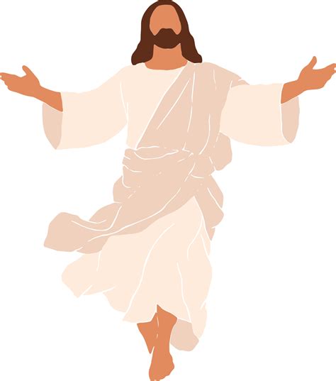 simple cartoon jesus drawing 7