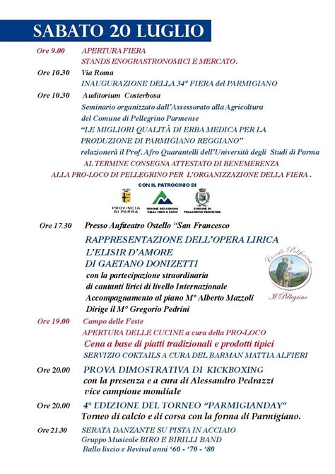 Fiera del Parmigiano Reggiano di Montagna a Pellegrino Parmense