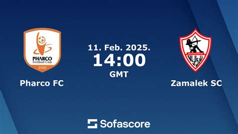 Pharco FC Vs Zamalek SC Live Score H2H And Lineups Sofascore