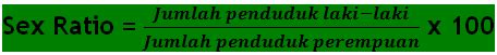 Rumus Hitung Sex Ratio Dan Dependency Ratio Latihan Soal