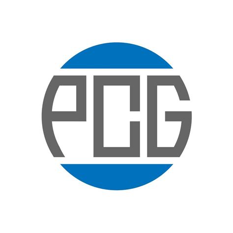 pcg letter logo design  white background pcg creative initials