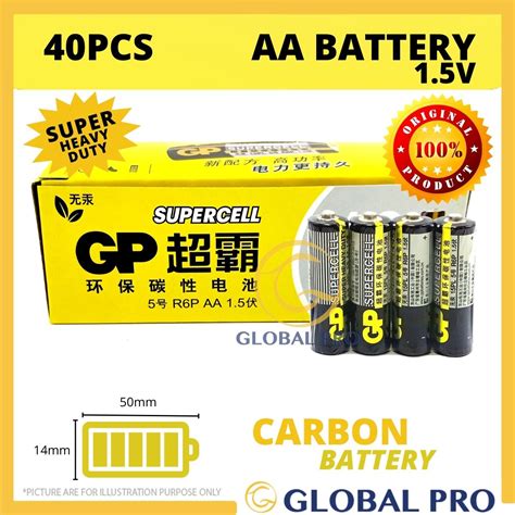 Original Gp Supercell Gp Greencell Tianqiu Batteries Aa Aaa Heavy