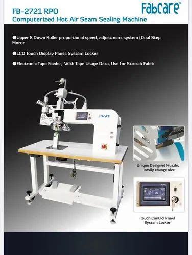 Hot Air Seam Sealing Machines Hot Air Seam Sealing Machine Wholesale Distributor From Madurai