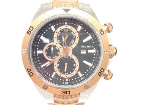 Reloj pulsera caballero diplomatic rose gold de segunda mano por 88,95 ...