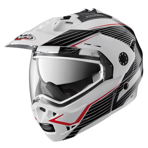 Caberg Tourmax Sonic White Black Red Motorcycle Helmet Enduro Flip ...