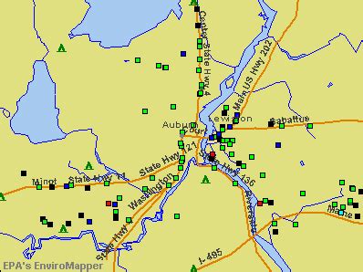 Auburn Maine Map | World Map Gray