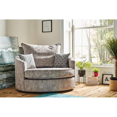 Scs Living Eliza Fabric Large Twister Chair By Scs