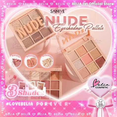Jual Belia Saniye Nude Eye Shadow E Warna Eyeshadow Palette Waterproof Nude Glitter