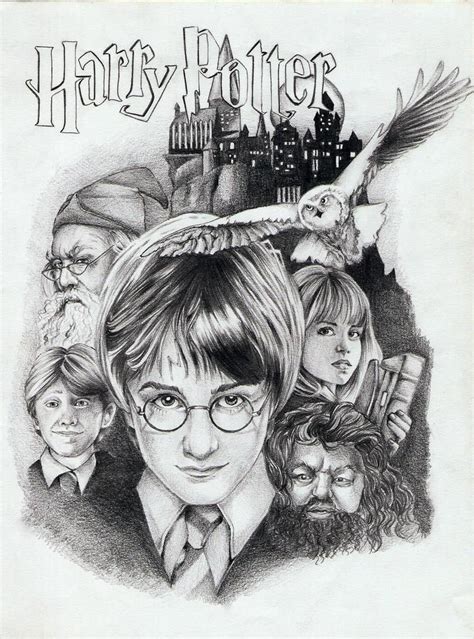 Harry Potter Poster 1 By Megneoulie On Deviantart Harry Potter Anime Taslaklar Çizim