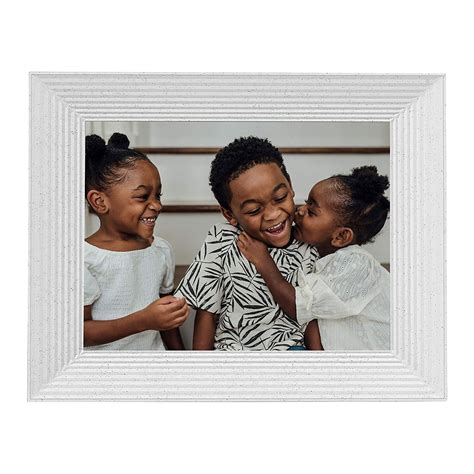 Aura Mason 9" Digital Photo Frame (White Quartz) LN120664 - UKA200-WHTS