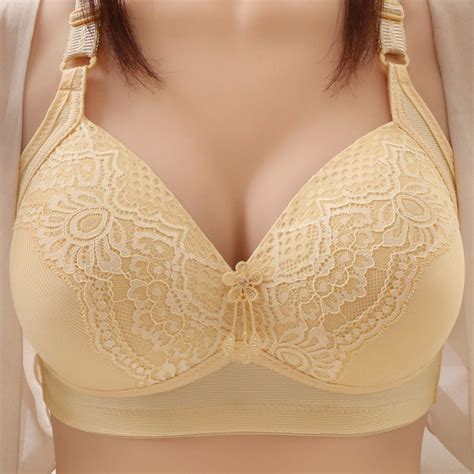 Amidoa Women Bras Push Up Wireless Full Coverage Large Bust Bra Womens Lingerie Plus Size