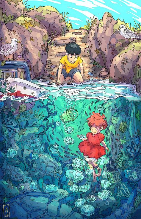 ponyo desktop wallpaper 3
