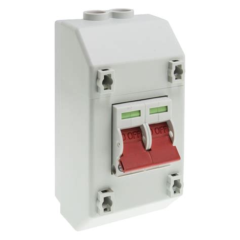 Acrelane Timber 100a 2 Pole Supply Isolator Wylex