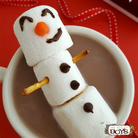 Marshmallow Snowman Hot Chocolate Hot Chocolate Recipe