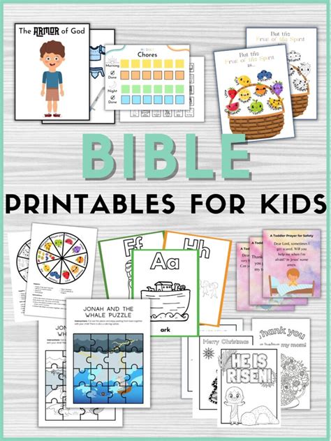 Free Bible Printables for Kids | Healing Home