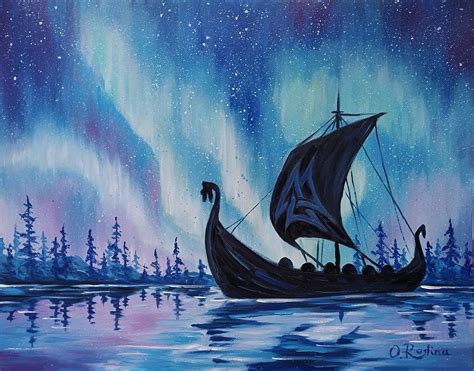 Viking Longship Art