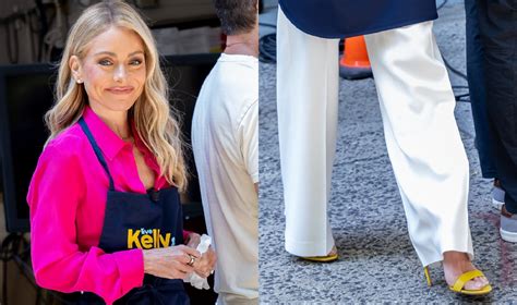 Kelly Ripa Dons Yellow Heels for Summer Grilling Segment — Here’s Why ...