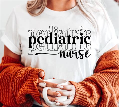 Pediatric Nurse Svg Peds Nurse Svg Pediatric Nurse Shirt Svg Nurse