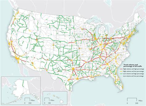 Major Truck Routes on the National Highway System: 2015 | Bureau of
