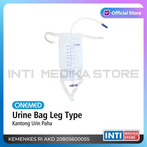 Promo Onemed Kantong Urine Bag Leg Type Ml Plastik Pipis Urin